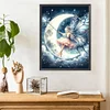 Diamond Painting-DIY Full Round Drill Moon Fairy
