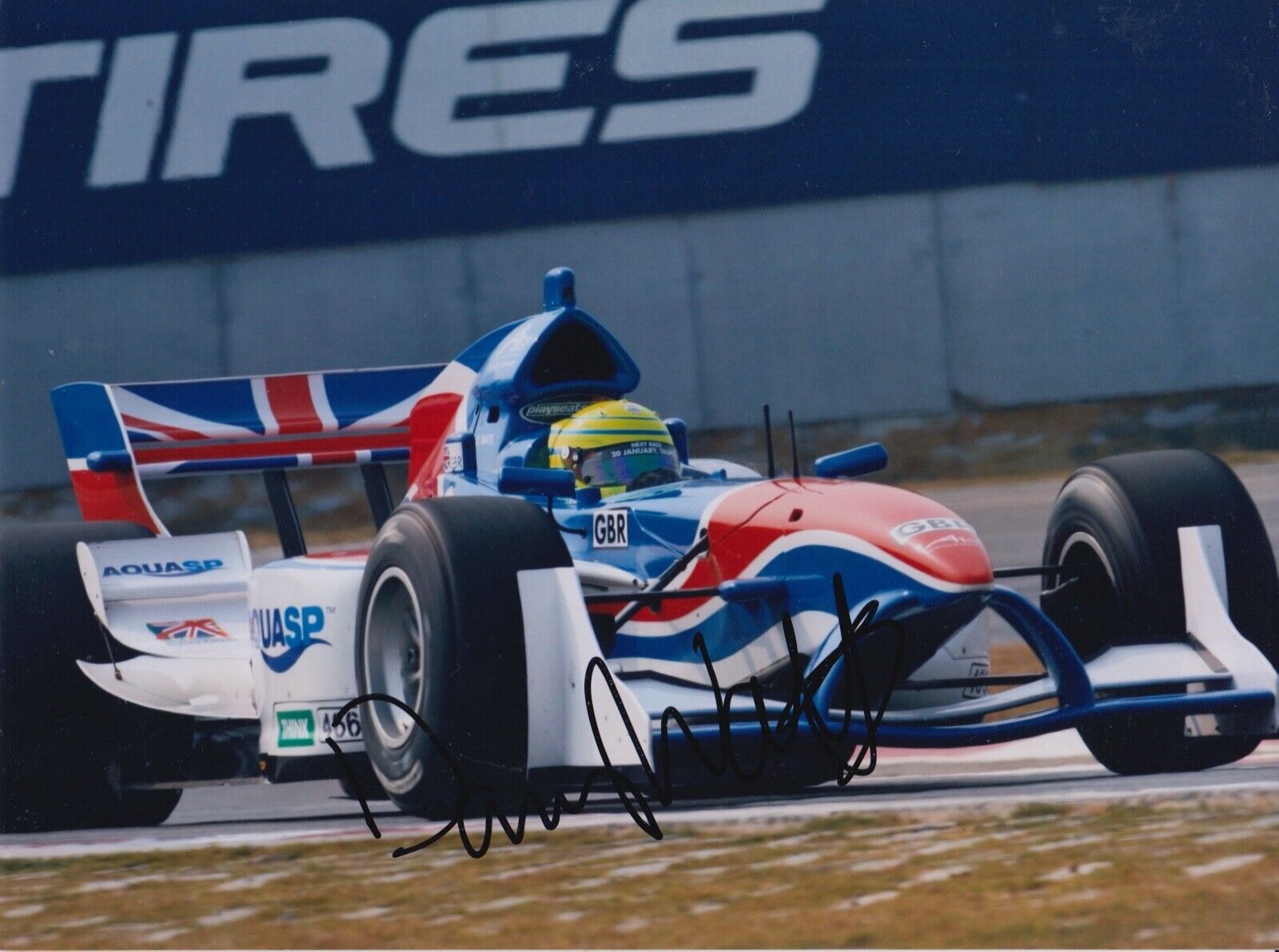 Danny Watts Hand Signed 8x6 Photo Poster painting - A1GP Autograph.