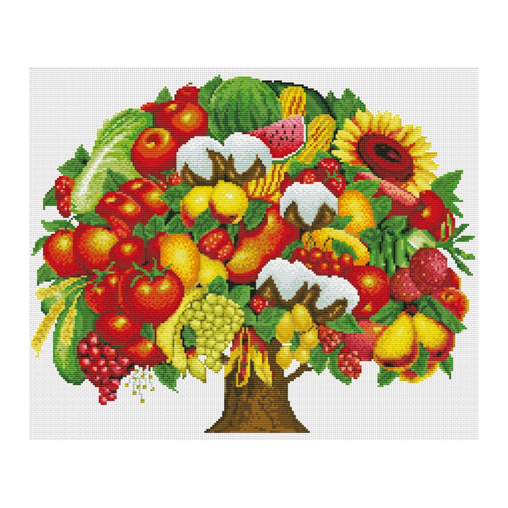 

Grain Harvest - 11CT Stamped Cross Stitch - 59*49cm, 501 Original