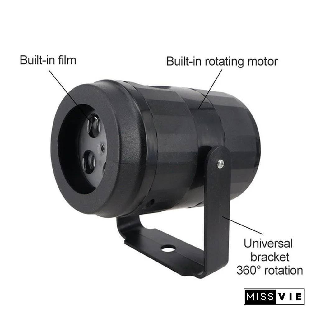 New Fashion Halloween Christmas Projector Lights, Outdoor Holiday Decorations,Halloween Led Projector Lights, 16 Patterns Waterproof Xmas Snowflake Snow Light, Party Garden Laser Projection Lamp