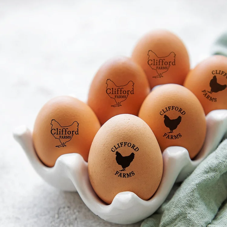 Egg Stamps, Custom Egg Stamp, Stamp for Eggs, Personalized Egg Stamp, Farm Fresh Eggs Stamp, Chicken Coop, Chicken Lover Gift, Rubber Stamp