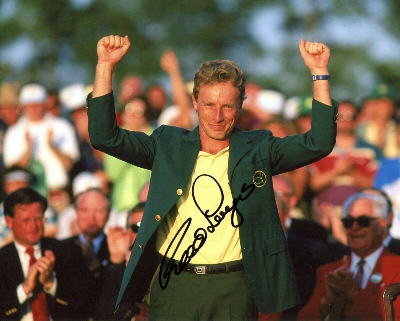 Bernhard Langer Autographed Signed 8x10 Photo Poster painting PGA COA CFS  Shipping