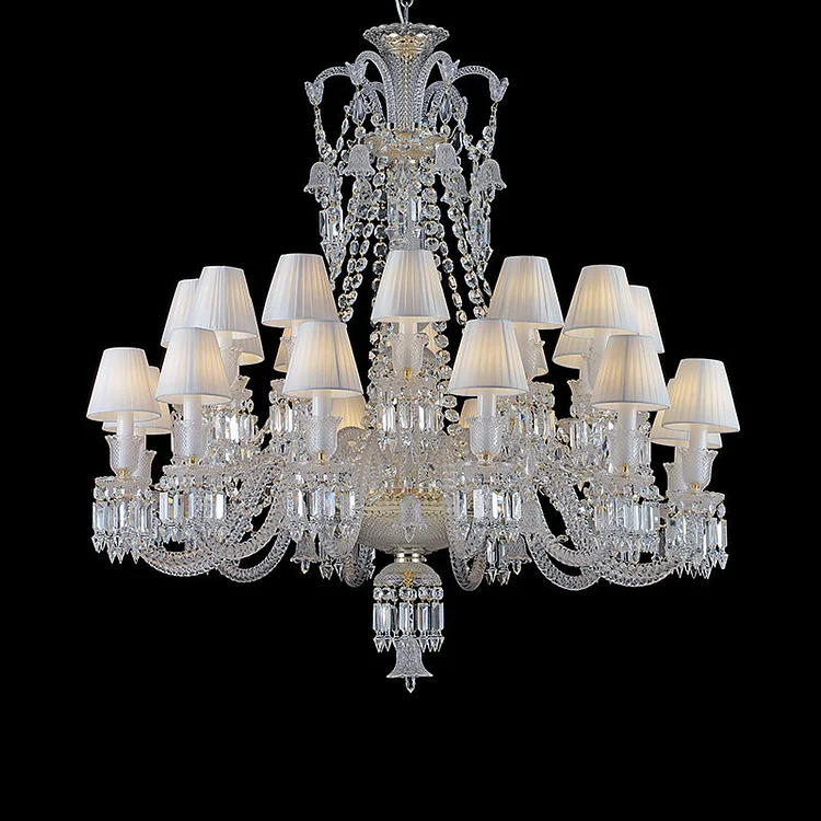 Ishara 24 Lights K9 Crystal Baccarat Chandelier