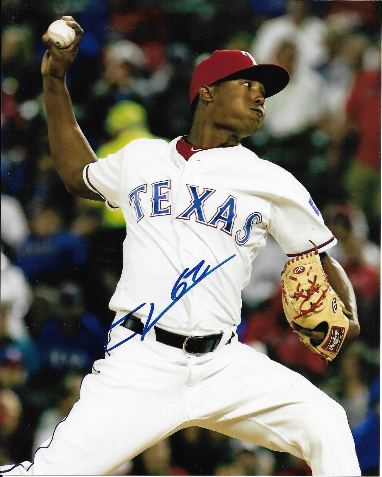 JOSE LECLERC signed autographed TEXAS RANGERS 8x10 Photo Poster painting w/COA