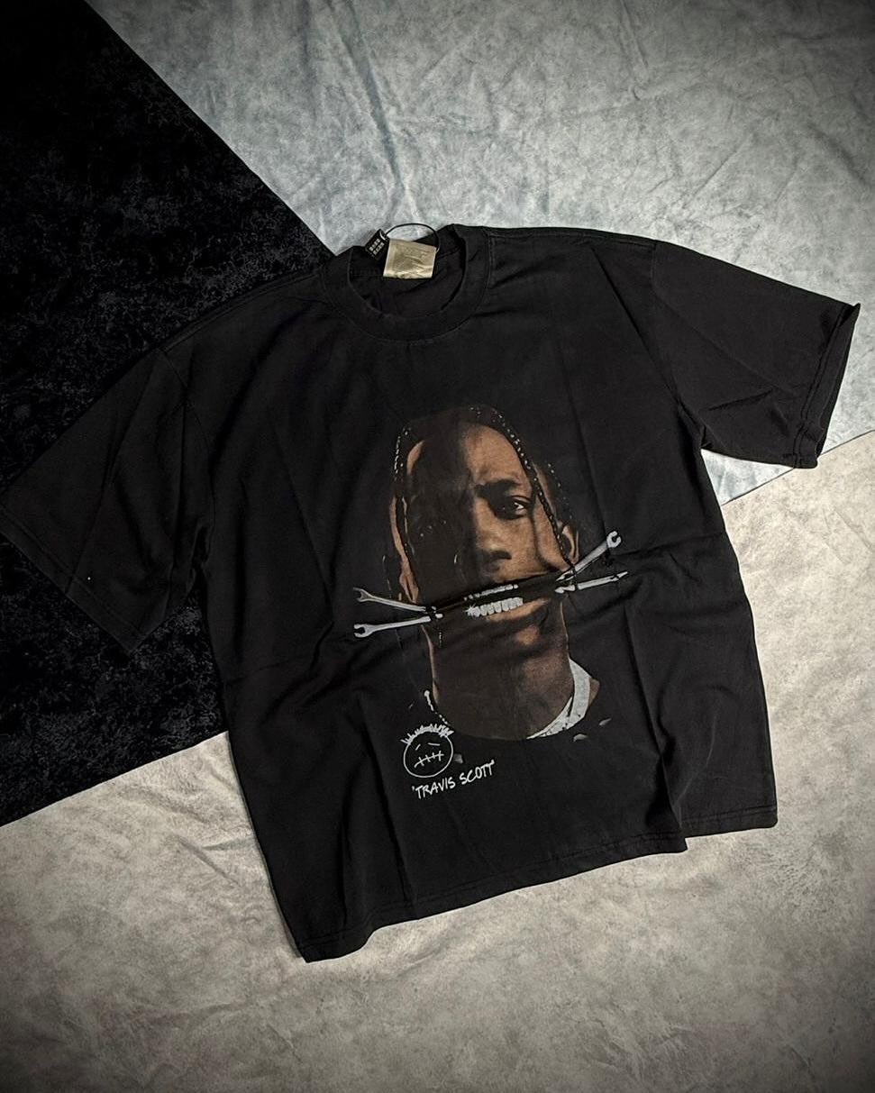 Funny Singer Head Cotton Short Sleeve T-Shirt