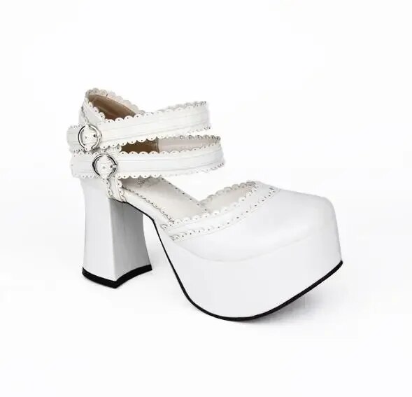 VCshoes Woman Mori Girl Lolita Cosplay Shoes Lady High Heels Pumps Women Dress Party Sandals