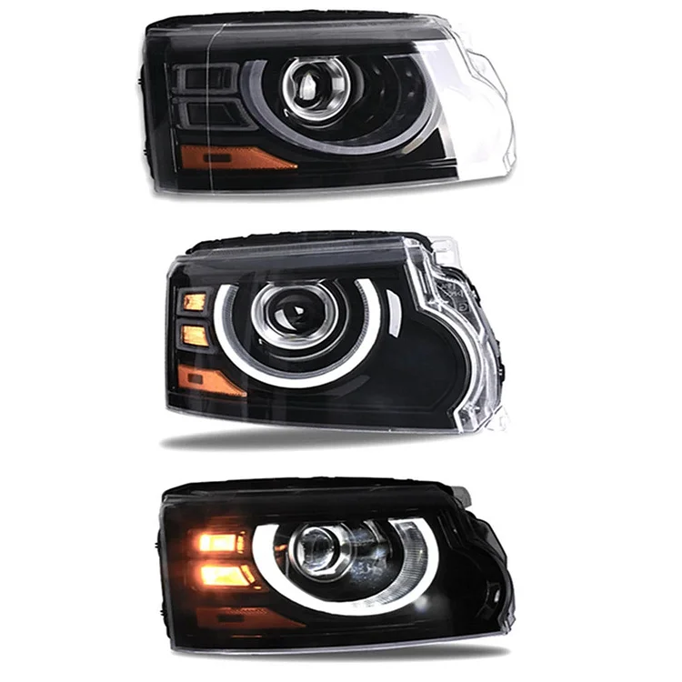 Upgrade full LED headlamp headlight assembly for Land Rover Discovery 4 2010-2017 head light head lamp plug and play ITN Auto