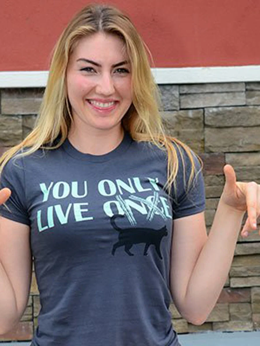 Cat You Only Live Once T-shirt