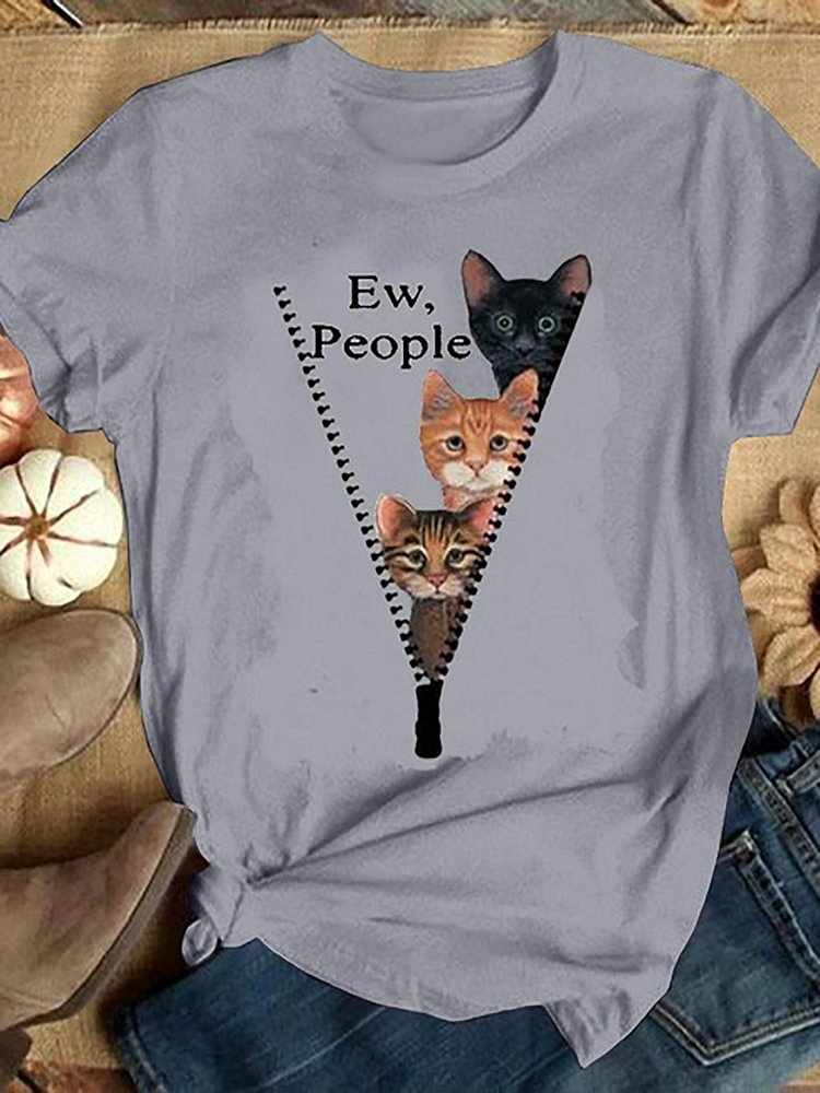 Bestdealfriday Casual Printed Short Sleeve Shirts Tops 9026540