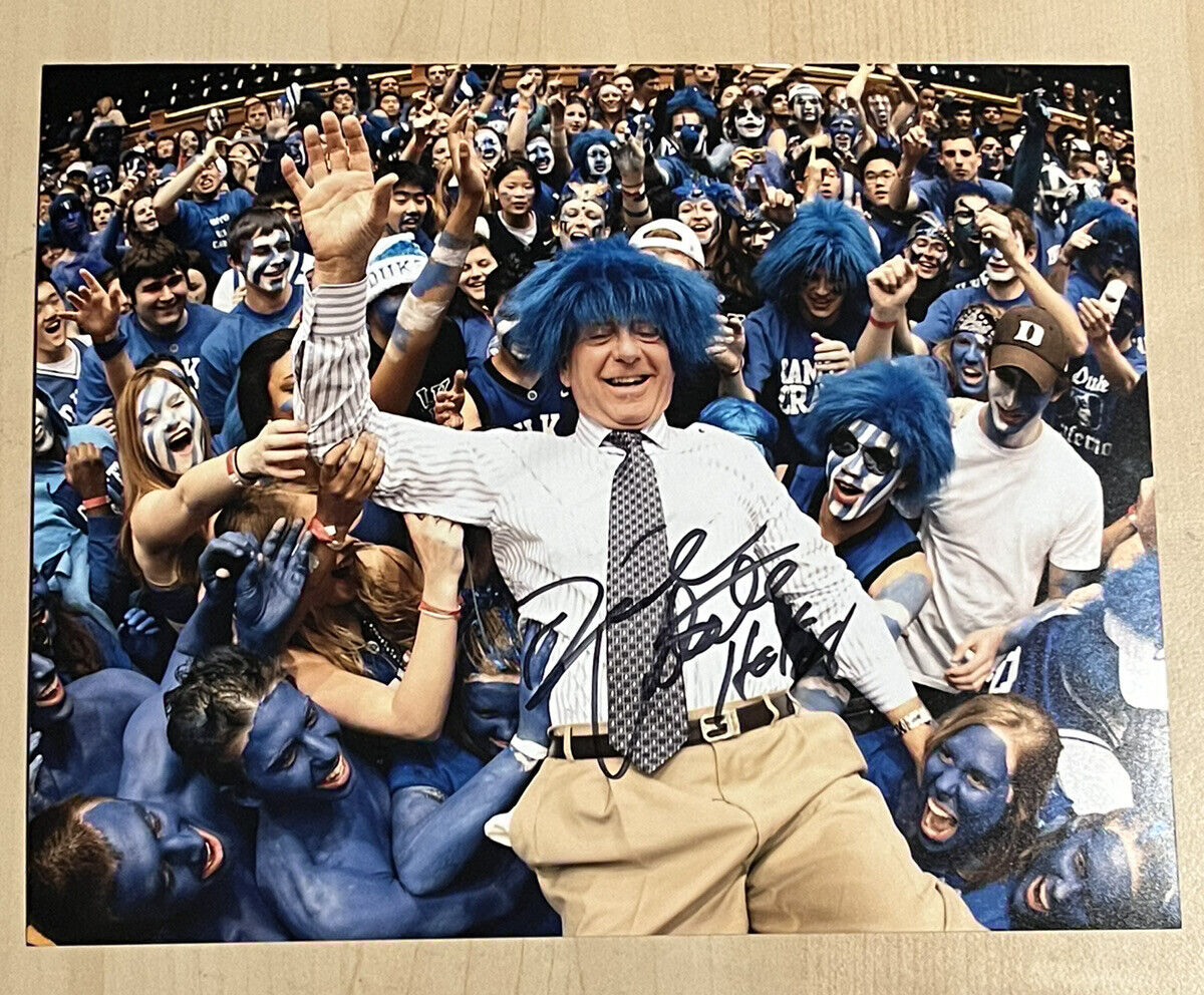 DICK VITALE HAND SIGNED 8x10 Photo Poster painting ESPN BROADCASTER LEGEND AUTOGRAPHED COA