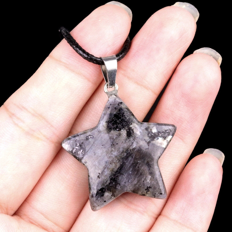 1 Piece Semi-precious Stone Star Jewelry Accessories Pendant