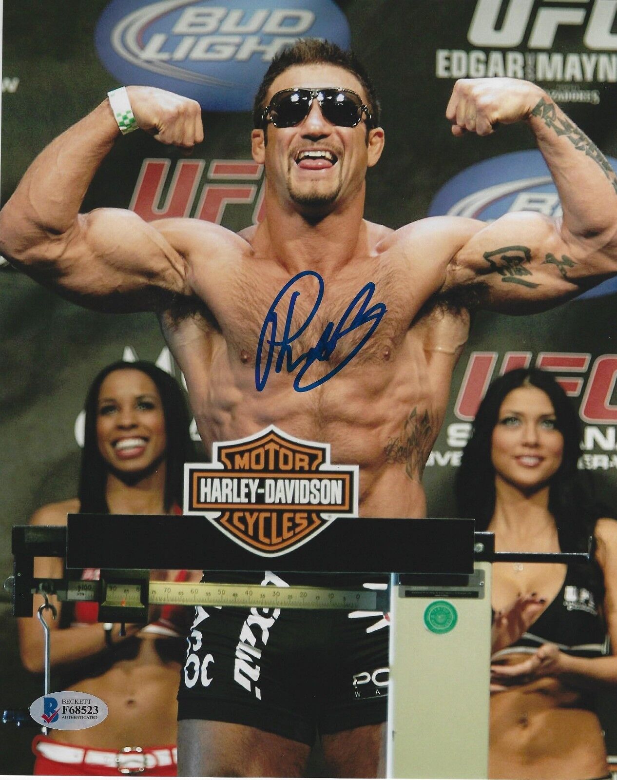 Phil Baroni Signed 8x10 Photo Poster painting BAS Beckett COA UFC Pride FC Picture Autograph 41