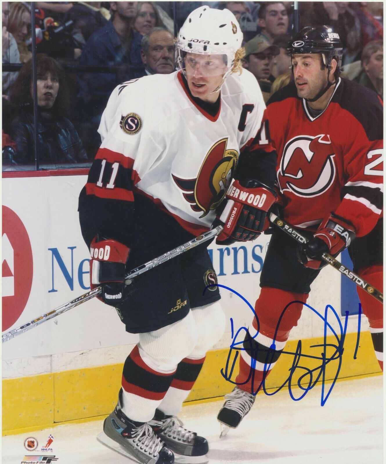 Daniel Alferdson Autographed 8x10 Ottawa SenatorsB656