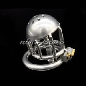 pornhint Pornhint Stainless Steel Male Chastity Device Sounds Tube Cage Ring binding Belt
