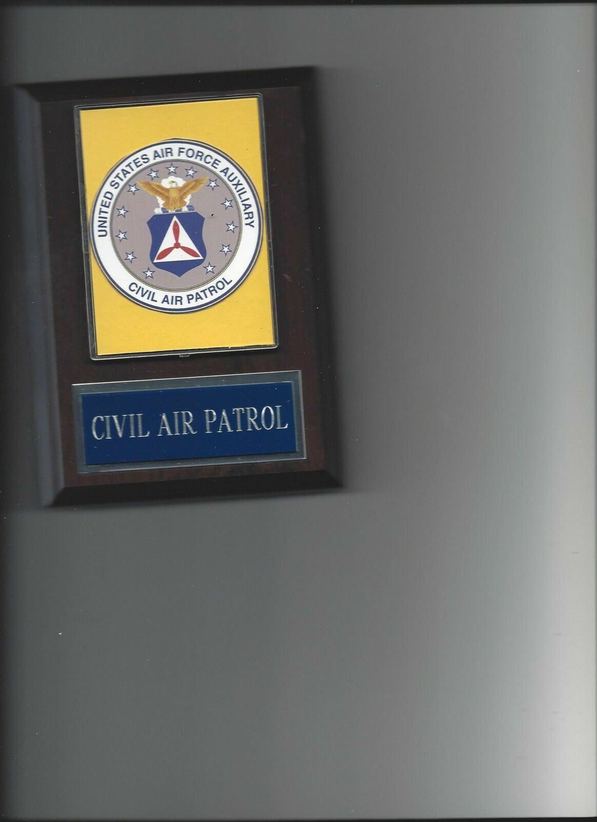 CIVIL AIR PATROL Photo Poster painting PLAQUE US AIR FORCE AUXILIARY