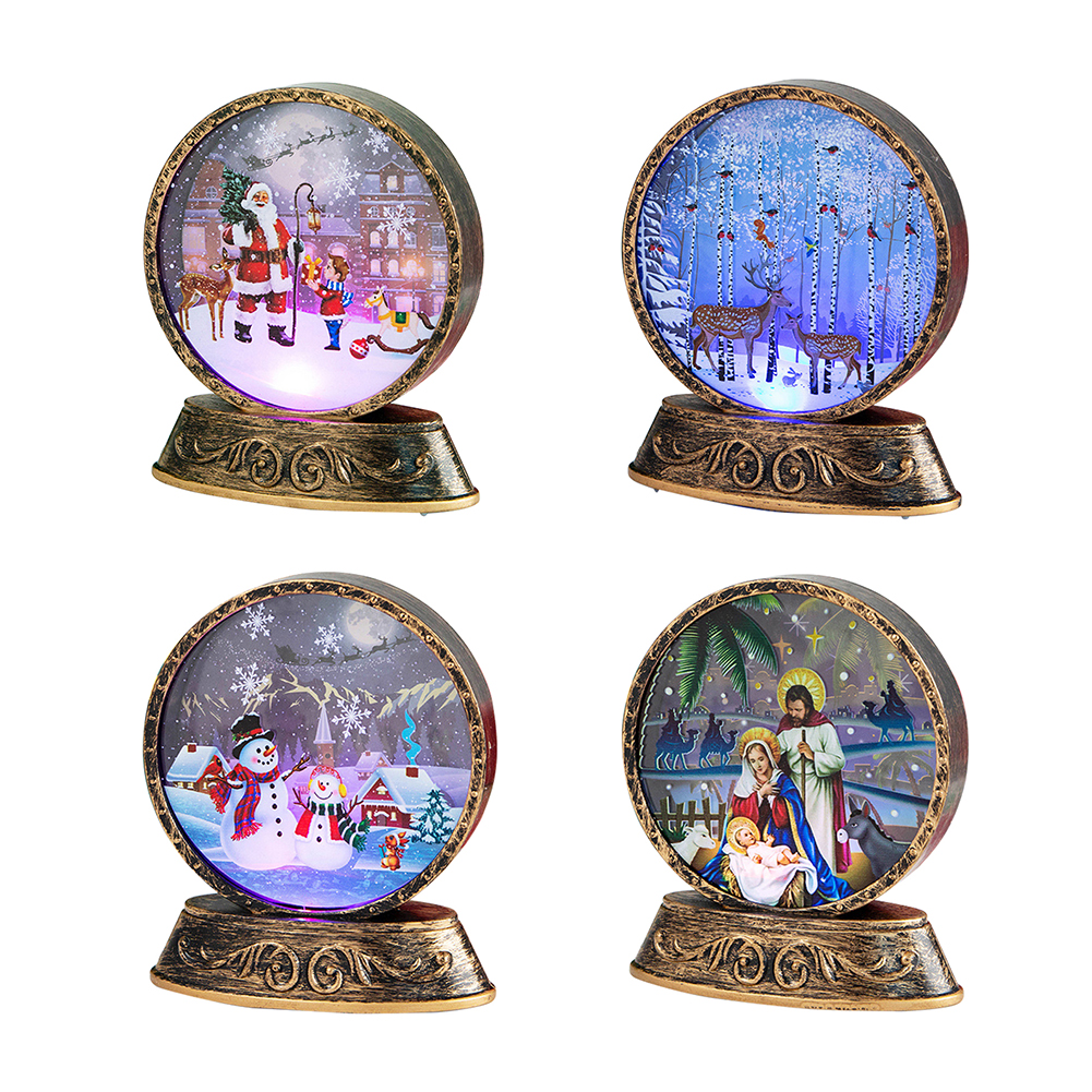 

Christmas LED Lamp Electric Round Table Setting Night Light Party Decor, 501 Original