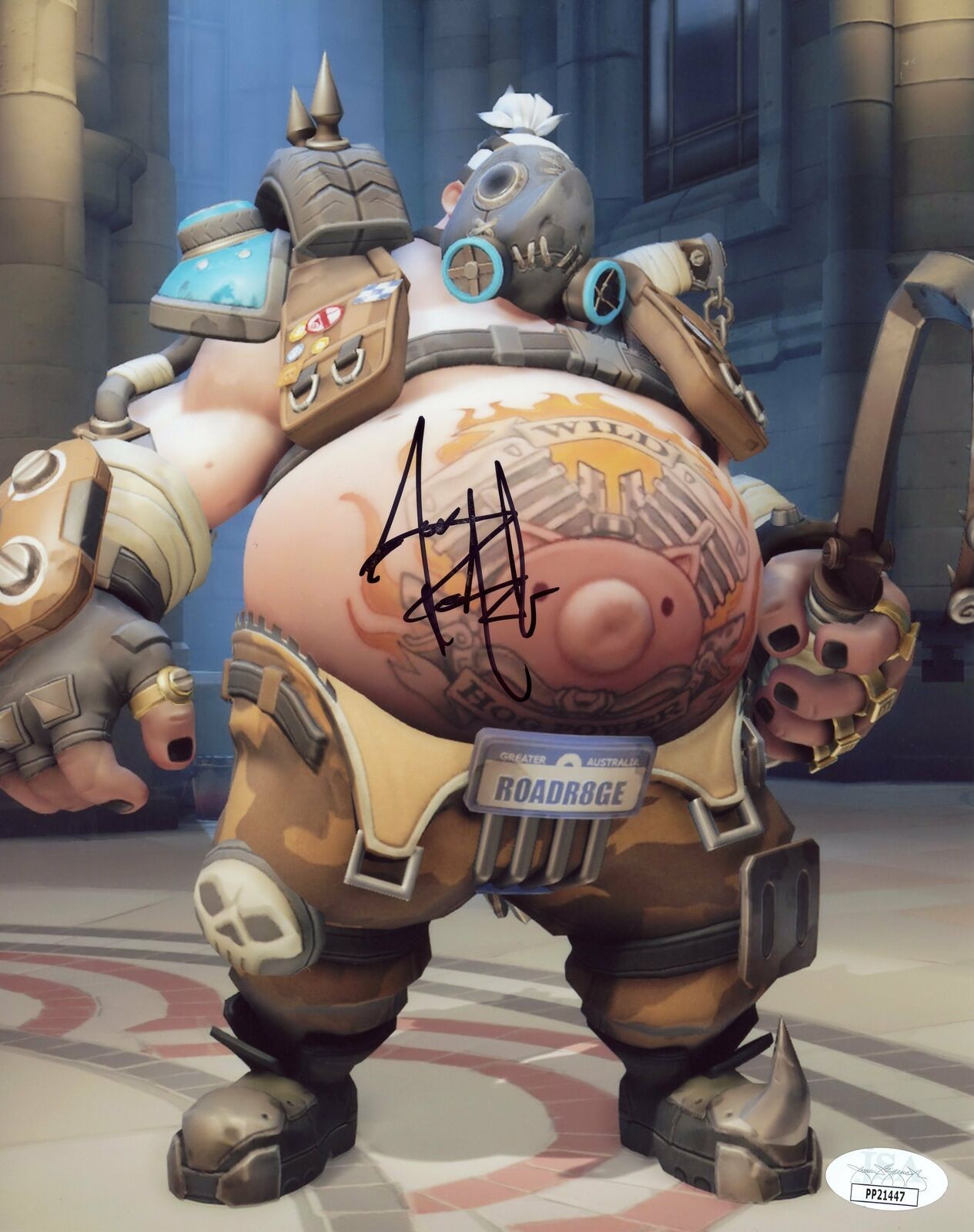 Josh Petersdorf ROADHOG Overwatch 8x10 Signed Autograph JSA Certified COA Auto