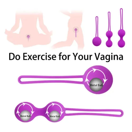 pornhint Pornhint Kegel Exerciser Weight Pelvic Floor Ben Wa Balls Vaginal Bladder Control Sex Toy