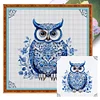 (Multi-Style) Blue And White Porcelain Animal-11CT Stamped Cross Stitch 40*40cm