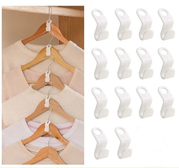 Grucce Salvaspazio Magic Clothes Hanger Organizer | Multi Grucce per Armadio | Appendiabiti Pieghevole Verticale