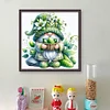 Cucumber Gnome - 11CT Stamped Cross Stitch - 45*45cm