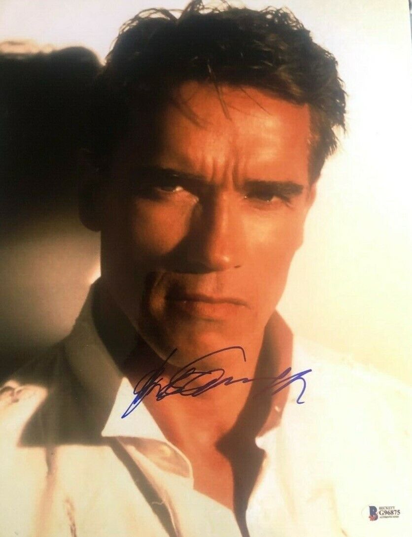 Arnold Schwarzenegger True Lies signed autographed 11x14 Photo Poster painting COA