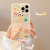 Transparent Cartoon Prints Silicone iPhone 15 Plus Cases For Girls