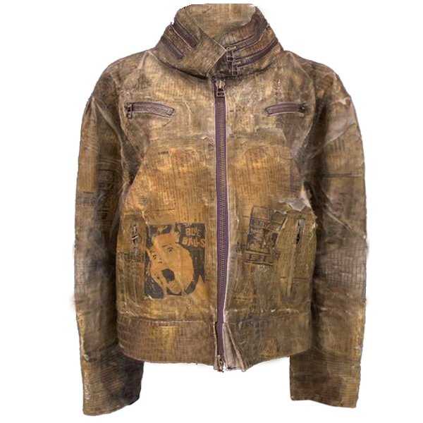 Men's Retro Zipper Pocket Tactical Jacket