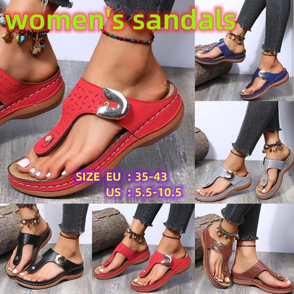 Women's Slippers Wedge Sandals Flip Flops Beach Sandals Outdoor Platform Slippers Pantoufle De Plage - Shop Trendy Women's Clothing | LoverChic
