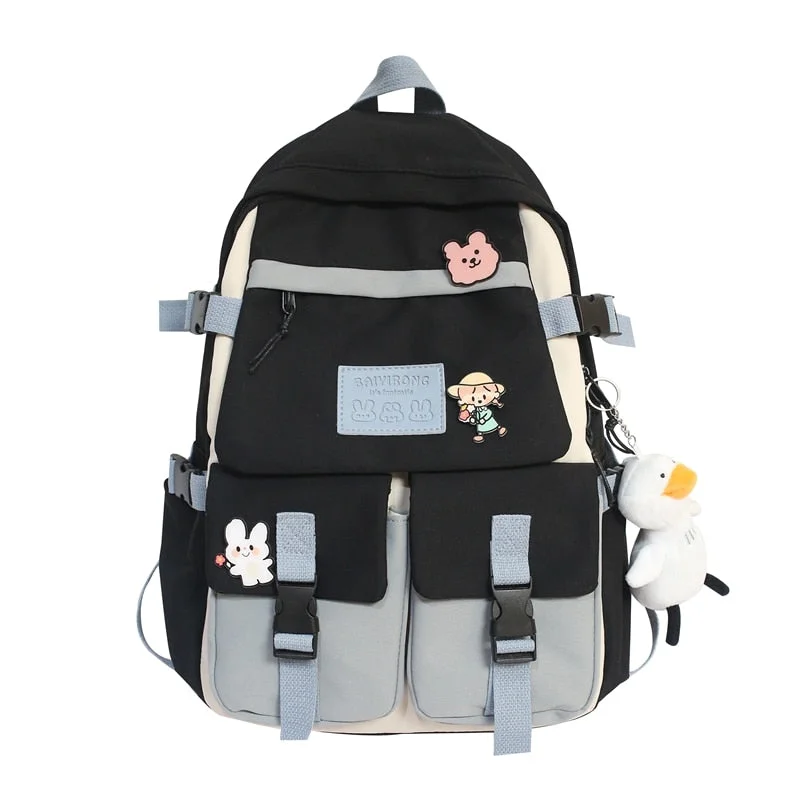 2021 New Cute Female Student Backpack large capacity Travel Laptop Bag Fashion casual girl Student Backpack