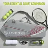 Tennis Bag Water-Resistant Tennis Racket Bags 3-6 Rackets Badminton Racket Shoulder Bags for Professional Or Beginner Players