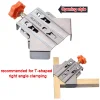 2PCS Stainless Steel Corner Clamps High Hardness Right Angle Clamps for Metal Pipes, Steel Rods, Wood, Glass
