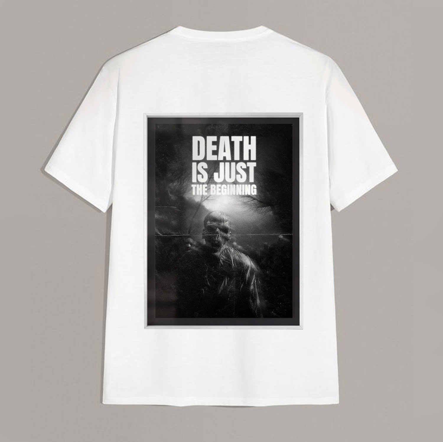 Death Is Just The Beginning Graphic Printing T-shirt