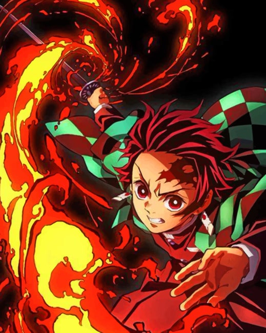 

Demon Slayer Anime – Paint By Numbers - 40*50CM, 501 Original