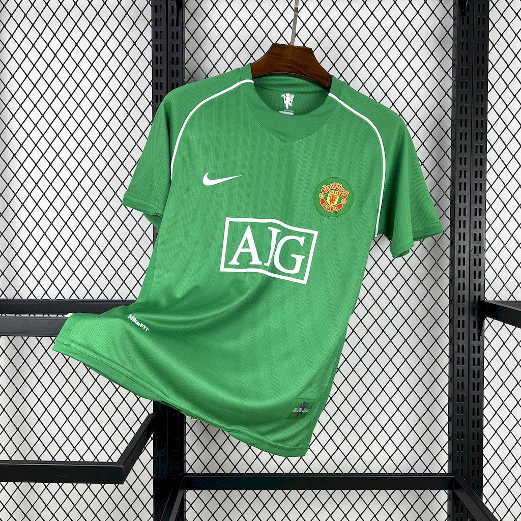 2007-2008 Retro Manchester United Goalkeeper Football Shirt 1:1 Thai Quality- Maxi Kit