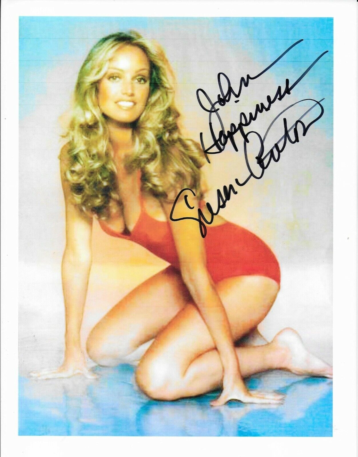 Susan Anton Autographed 8x10 Photo Poster painting