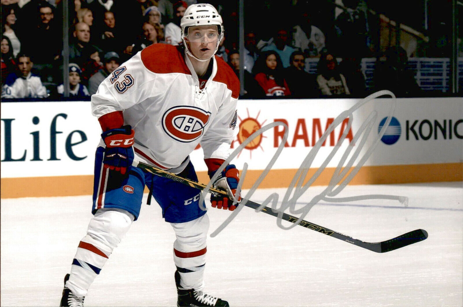 Daniel Carr SIGNED 4x6 Photo Poster painting MONTREAL CANADIENS #3