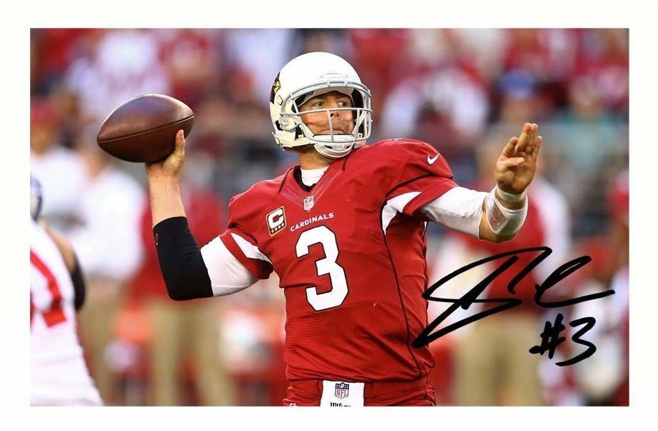 CARSON PALMER - ARIZONA CARDINALS AUTOGRAPH SIGNED Photo Poster painting POSTER