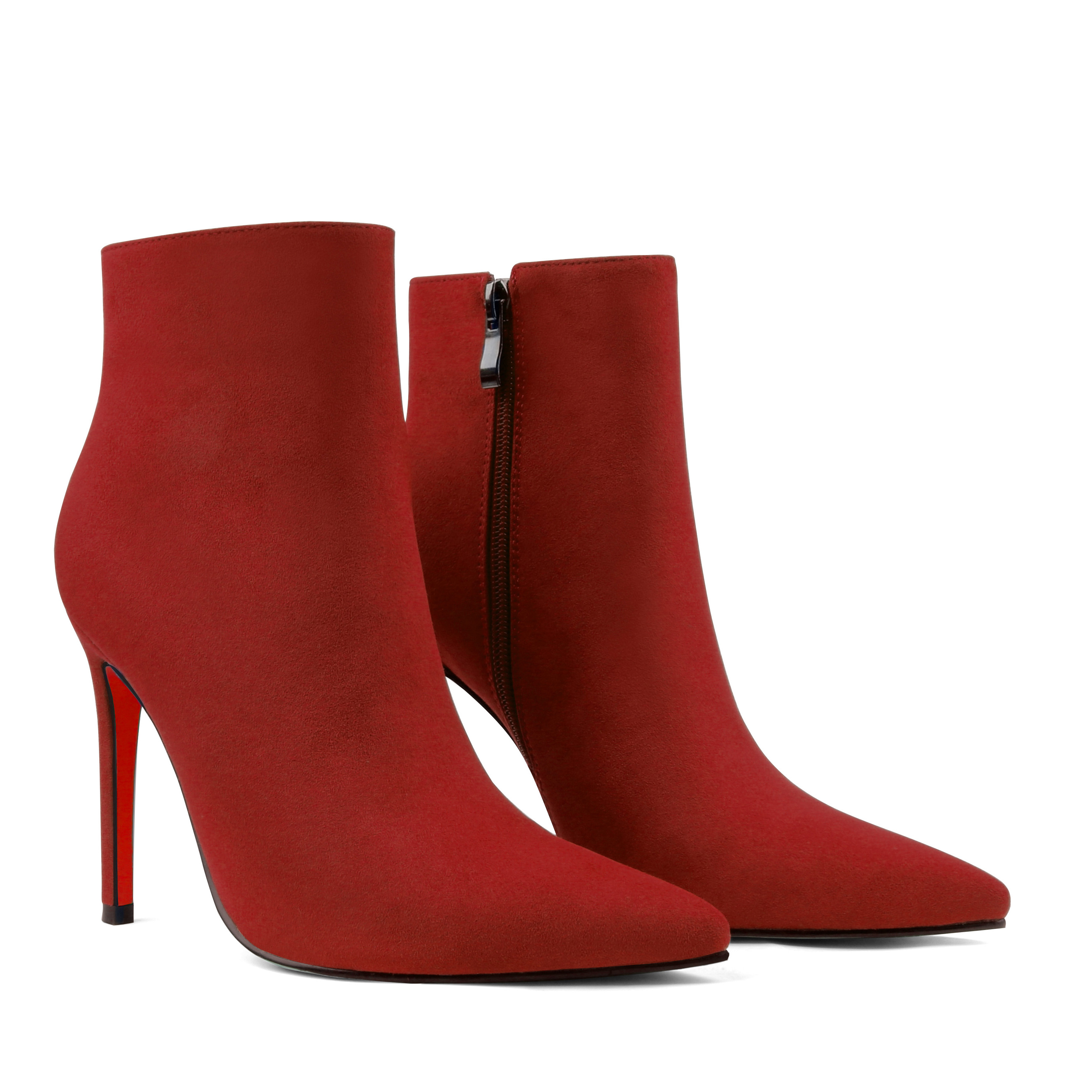 Red Bottom Ankle Boots