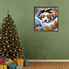 Snow Puppy-Full Round Diamond Painting 30*30CM