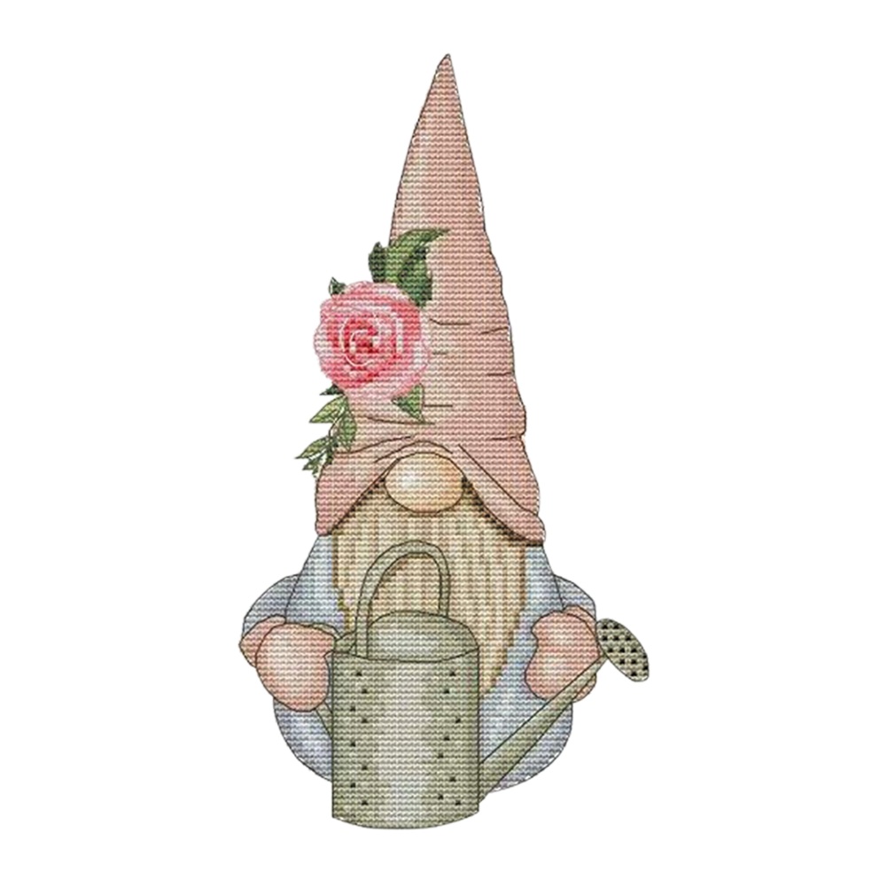 

Garden Gnome - 11CT Stamped Cross Stitch - 40*50CM, 501 Original