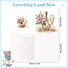 12Pcs Flower Drink DIY Diamond Painting Greeting Cards for Adult Holiday Gifts