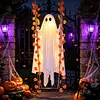 Halloween Giant Hanging Ghost LED Decoration 13ft Adjustable Height