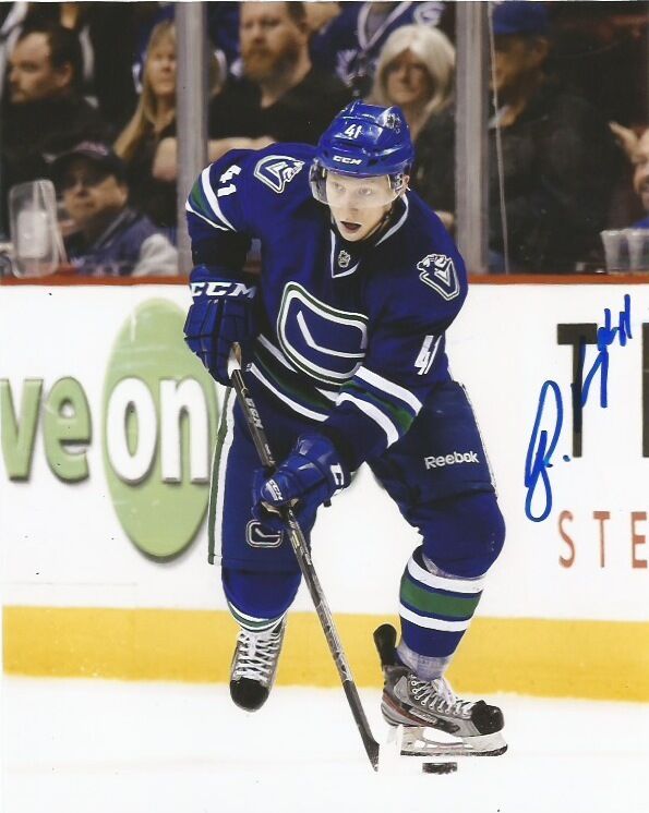 Vancouver Canucks Ronalds Kenins Autographed Signed 8x10 Photo Poster painting COA