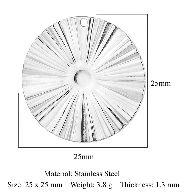 3 Pieces Retro Solid Color Stainless Steel Plating Inlay Rhinestones 18k Gold Plated Charms Jewelry Accessories