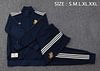 Joyfball 2025/2026 Juventus Long Zipped Jacket Royal Blue Football Jersey （Vintage style）