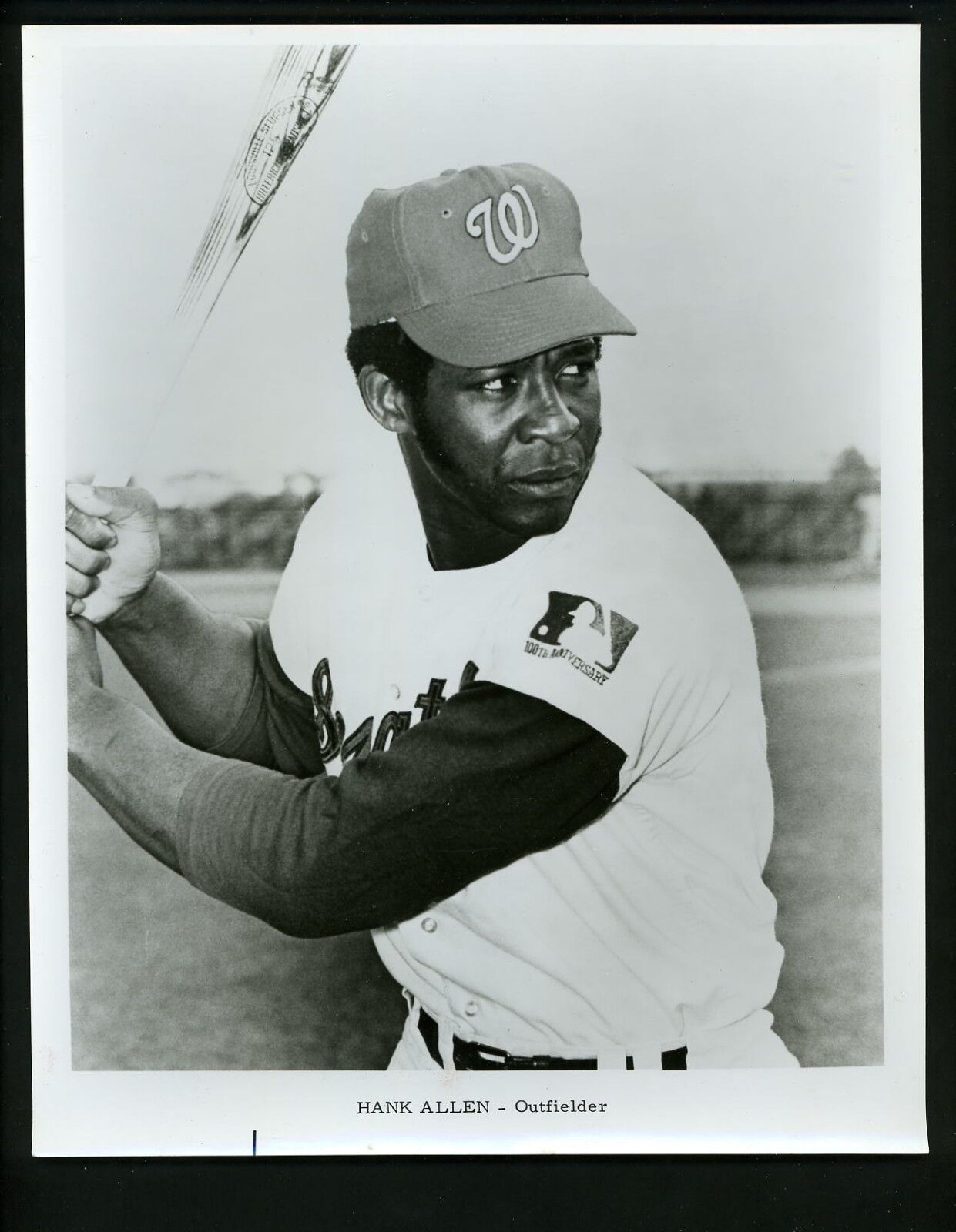 Hank Allen circa 1960's Team Issued Press Original Photo Poster painting Washington Senators