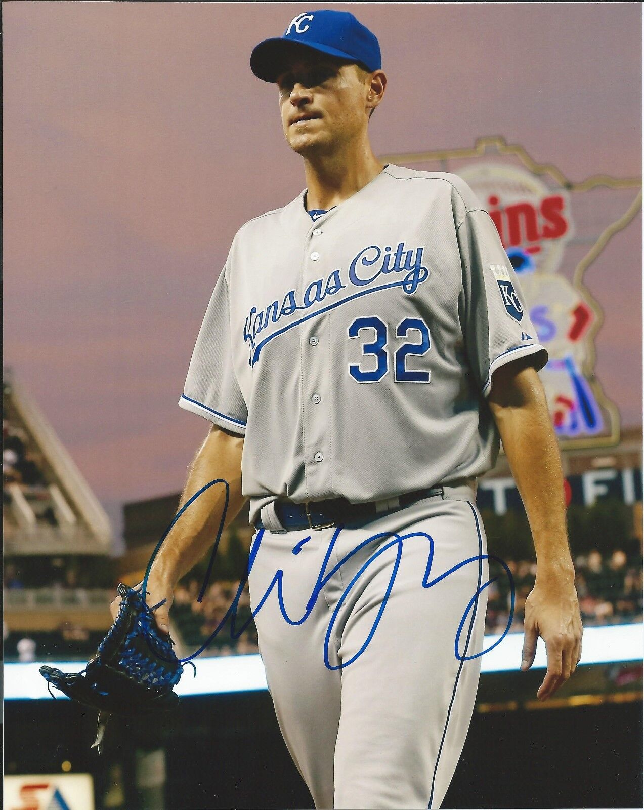 CHRIS YOUNG signed autographed KANSAS CITY ROYALS 8X10 Photo Poster painting w/COA