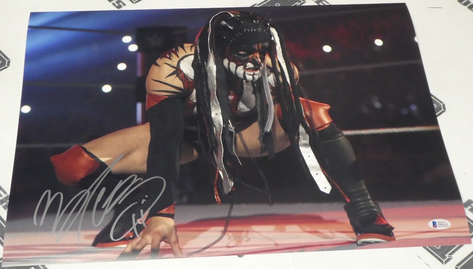 Finn Balor Signed 16x20 Photo Poster painting BAS Beckett COA WWE Demon King Picture Autograph 5