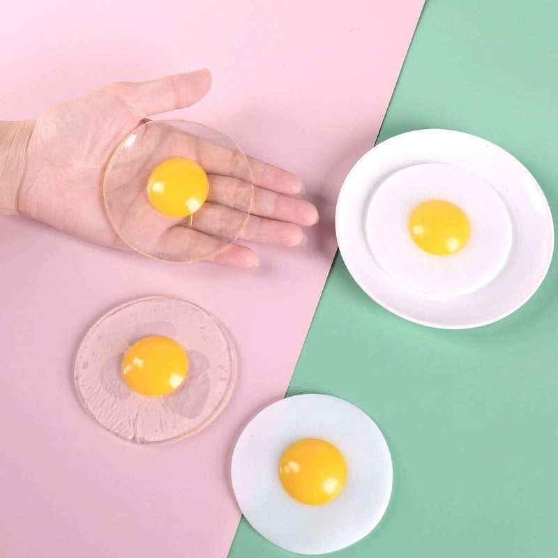 Squishy Toy Poached Egg Soft Glue Toys